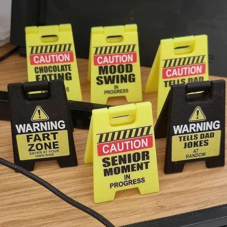 🔥Hot Sale 50% Off🔥Humorous Warning Sign Desktop Ornament🚫