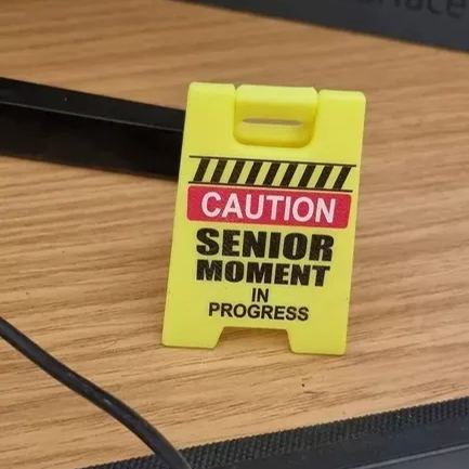 🔥Hot Sale 50% Off🔥Humorous Warning Sign Desktop Ornament🚫