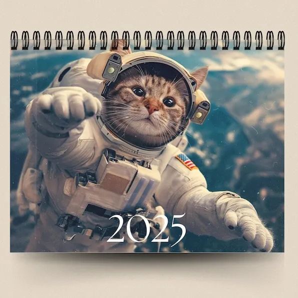 🔥Hot Sale 50% Off🔥2025 Cat Series Illustration Calendar