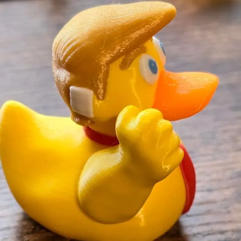 🤣Double Middle Finger Duck with Ear BandAid