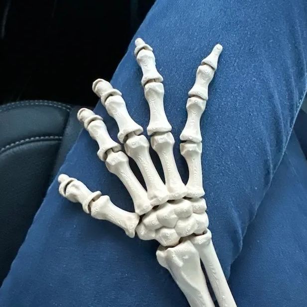 💀3D Printed Scary Skeleton Hand