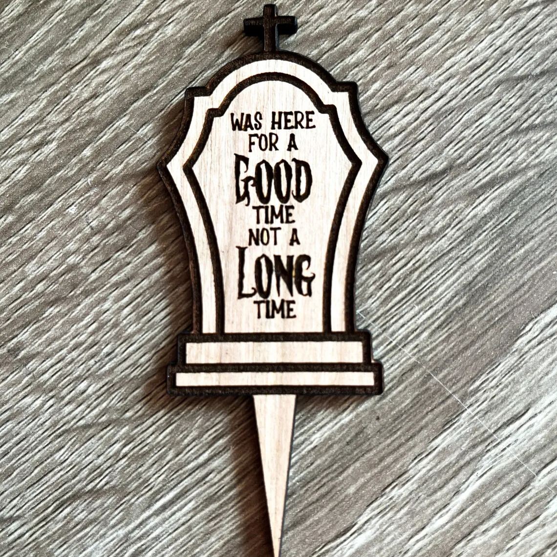 🪦Halloween Funny Tombstone Plant Stakes🤣