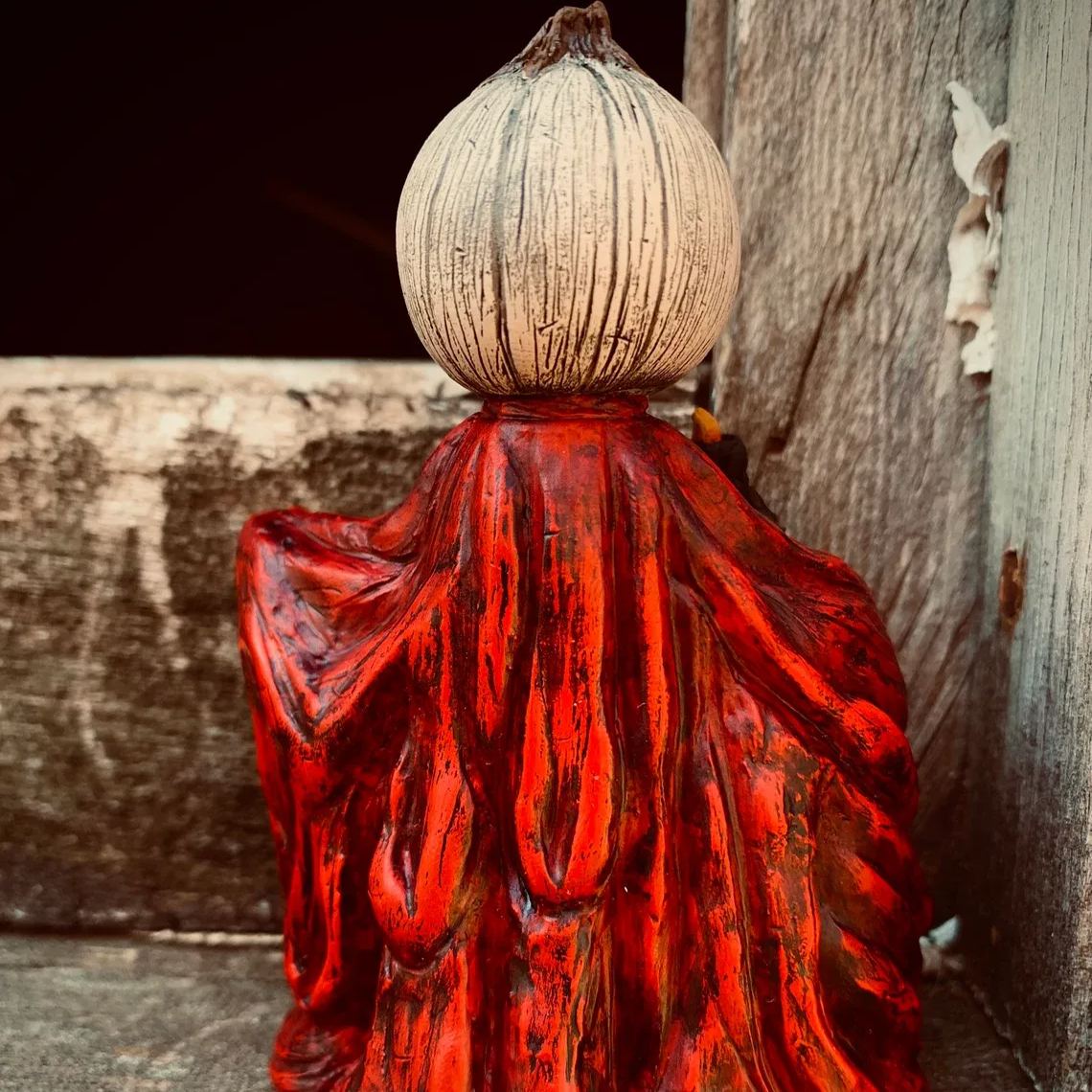 Halloween Scary Pumpkin Statue 
