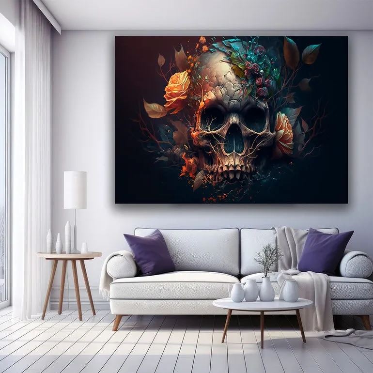 🔥Hot Sale 50% Off🔥💀Skull Canvas Print Art