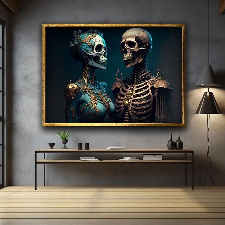 🔥Hot Sale 50% Off🔥💀Skull Canvas Print Art