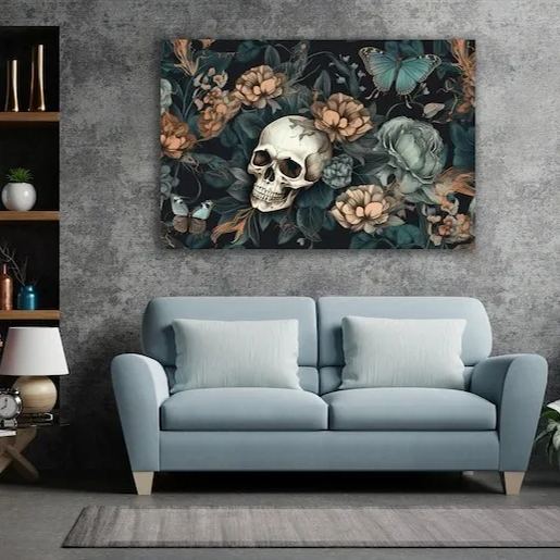 🔥Hot Sale 50% Off🔥💀Skull Canvas Print Art
