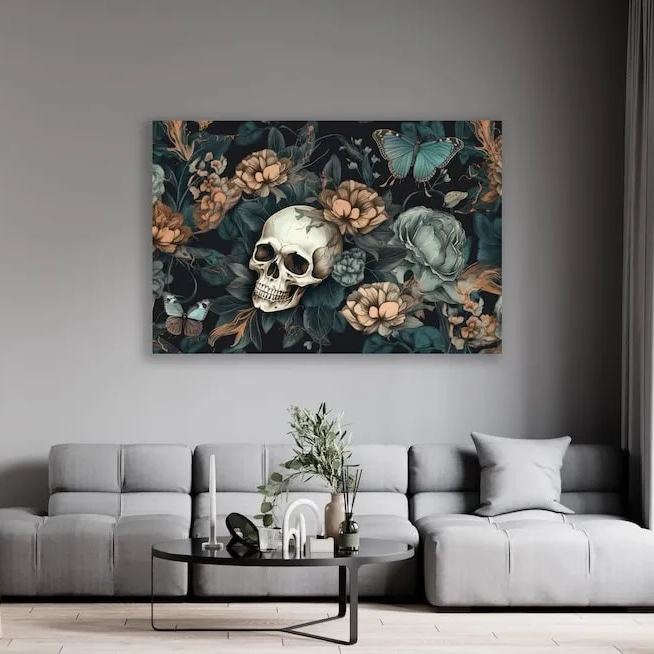 🔥Hot Sale 50% Off🔥💀Skull Canvas Print Art