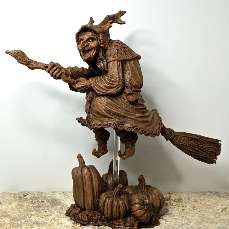 🔥Hot Sale 50% Off🔥🧙‍♀️Handcrafted La Befana Witch Sculpture