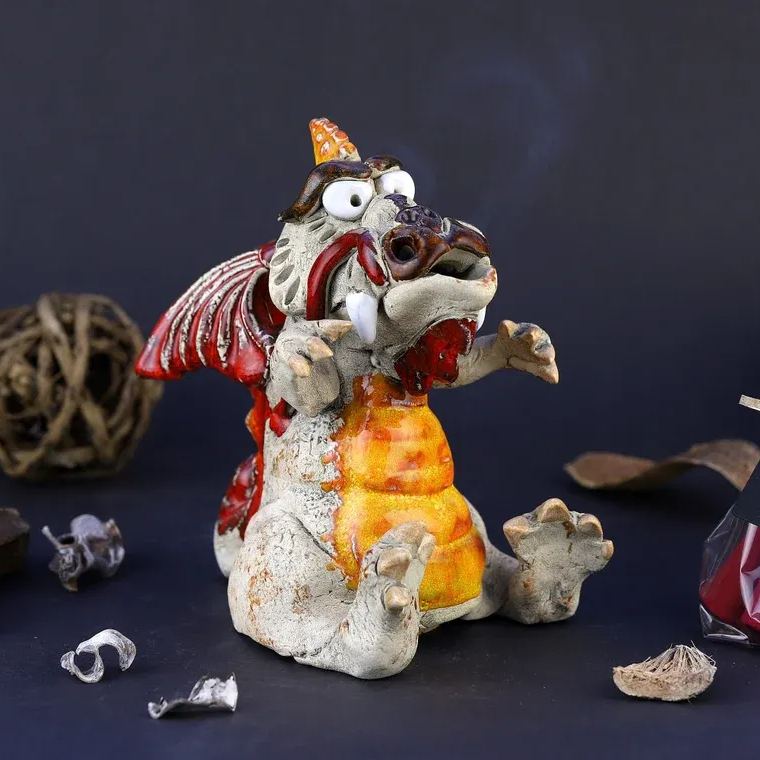 🐲Handmade Fantasy Dragon Incense Burner