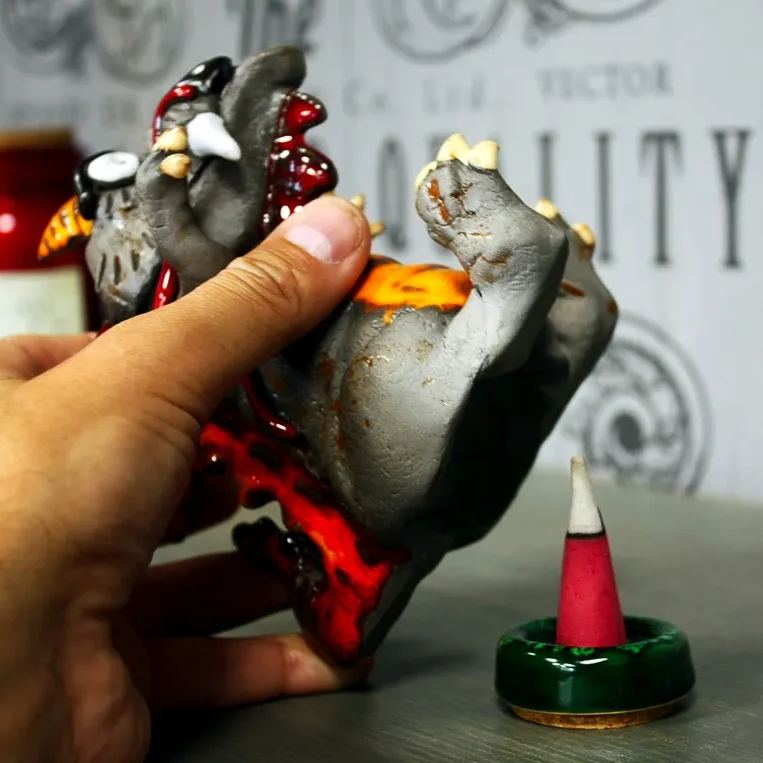 🐲Handmade Fantasy Dragon Incense Burner