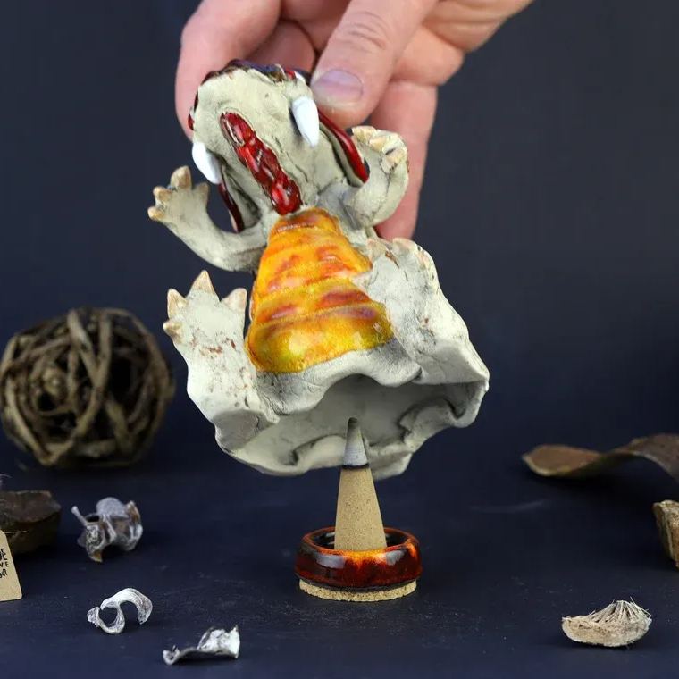 🐲Handmade Fantasy Dragon Incense Burner