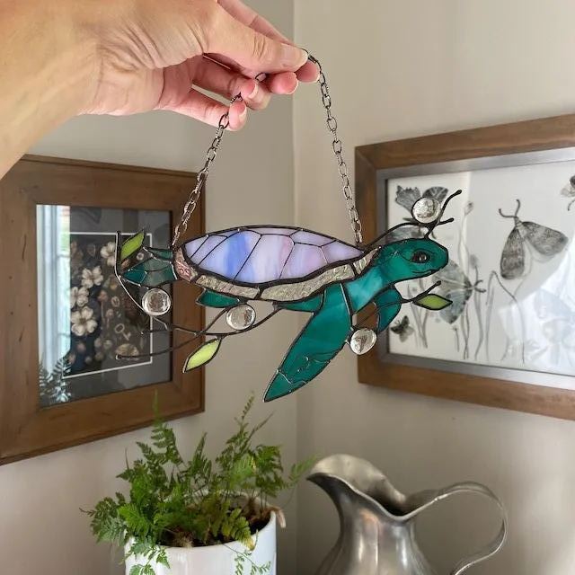 The Beauty of the Ocean - Turtle Light Catcher