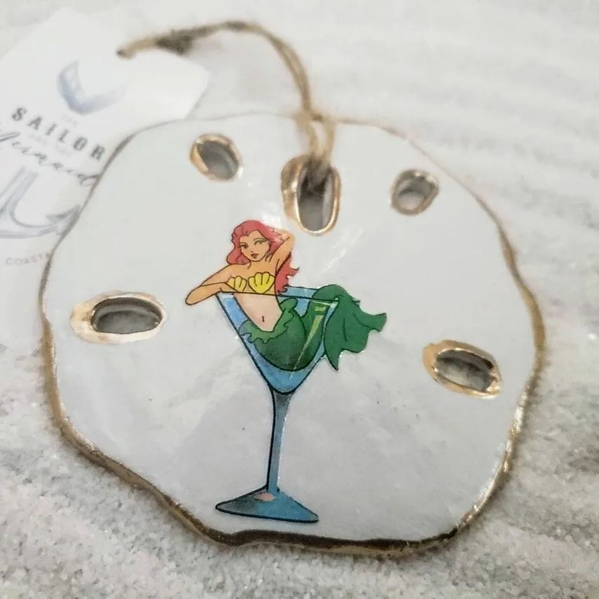 Painted Marine Christmas Decoration