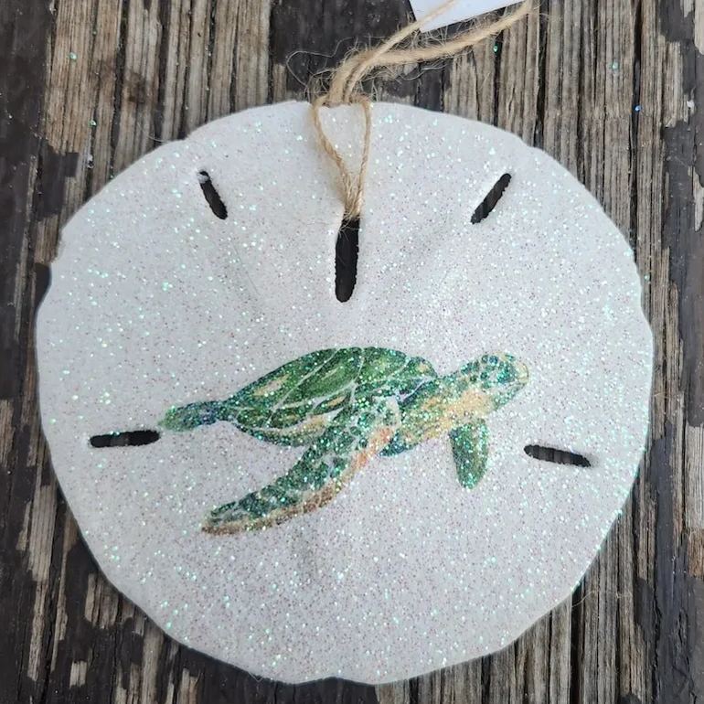 Painted Seaside Christmas Decoration