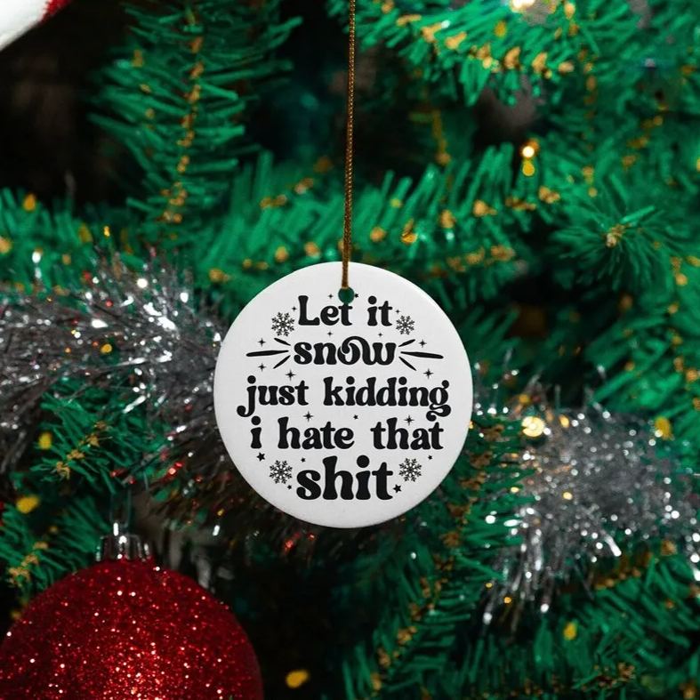 Fun Round Christmas Ornaments