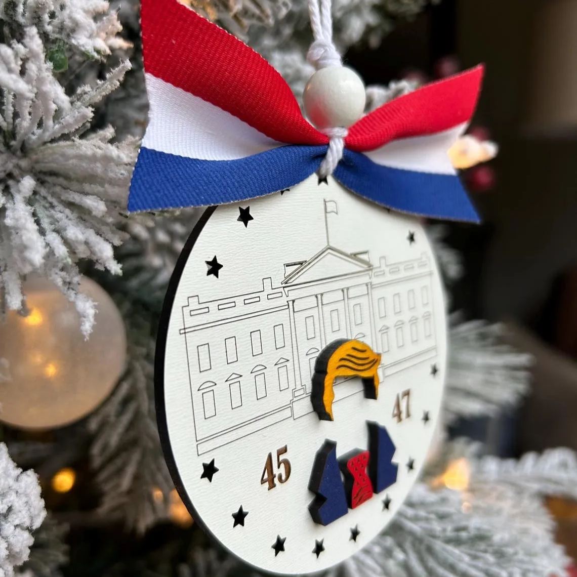"Make America Great Again"🗽-Christmas Ornaments