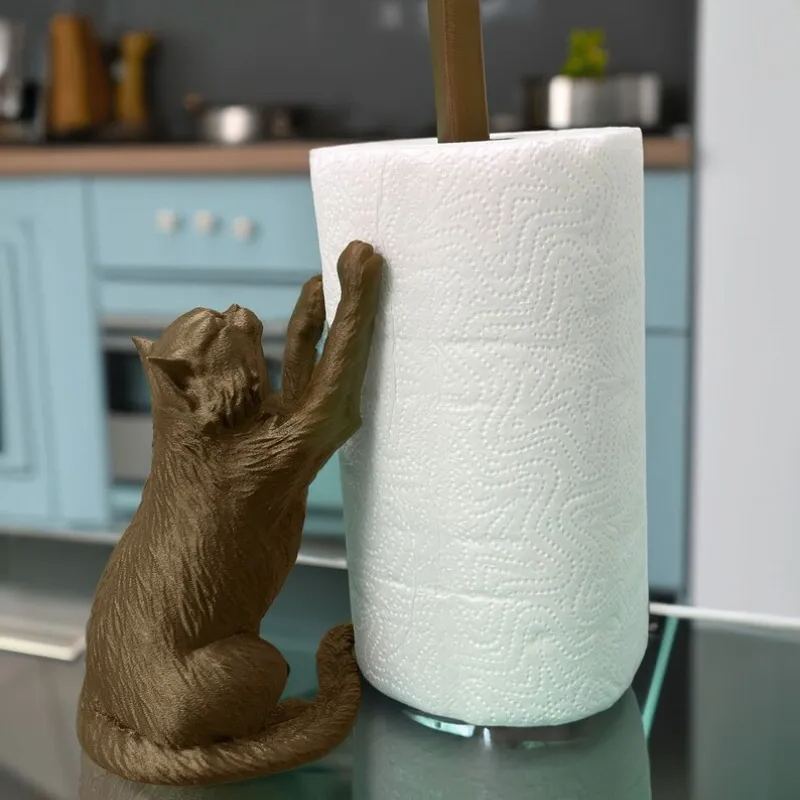 🐱Cat paper towel holder free standing🧻