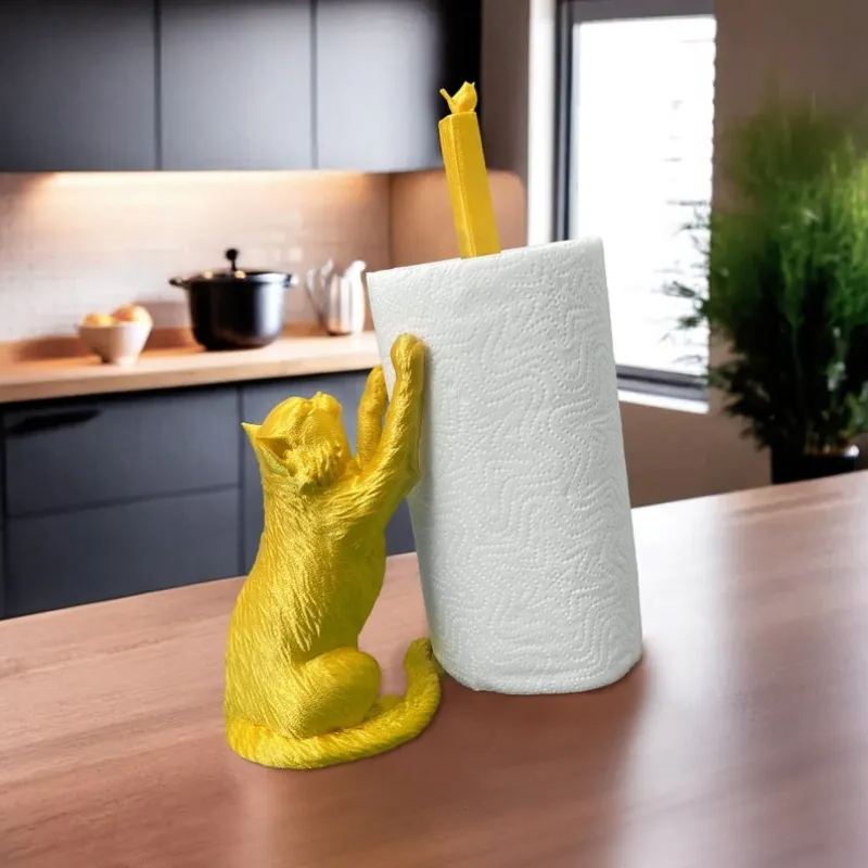 🐱Cat paper towel holder free standing🧻