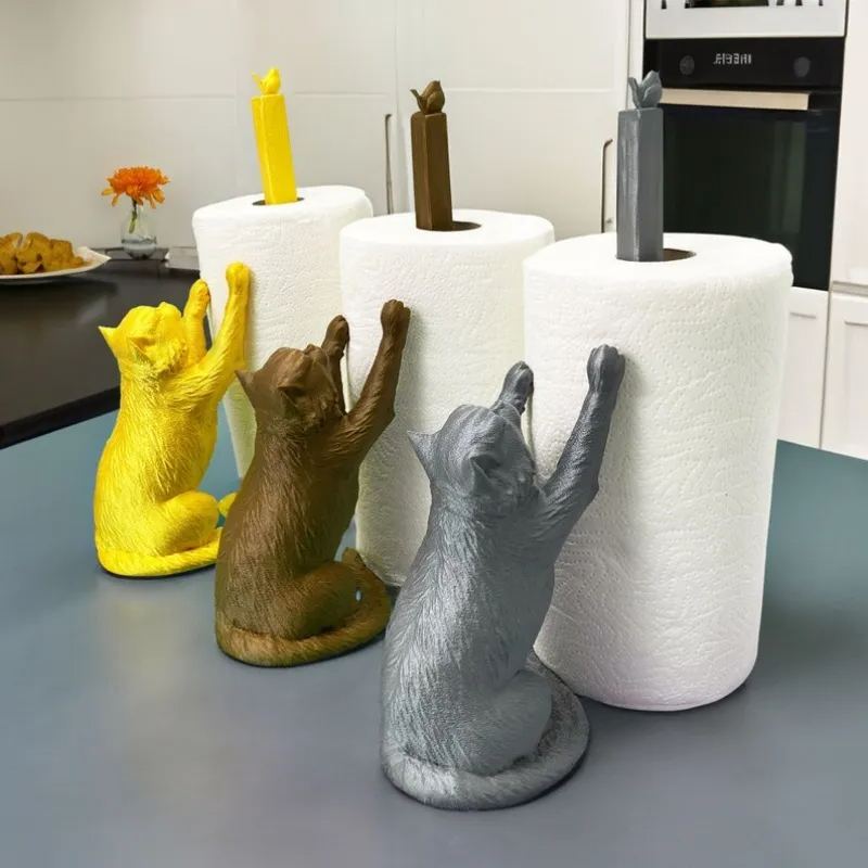 🐱Cat paper towel holder free standing🧻