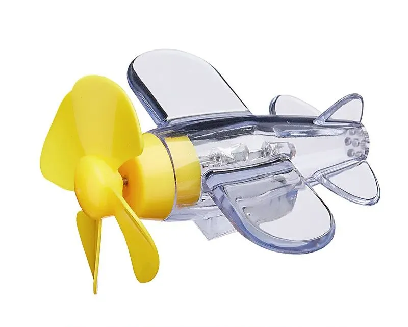 Wind-Powered LED Airplane Propeller