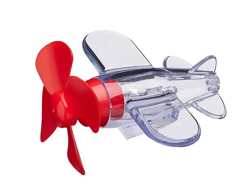 Wind-Powered LED Airplane Propeller