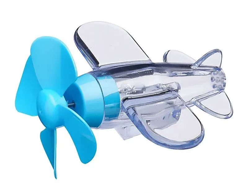 Wind-Powered LED Airplane Propeller