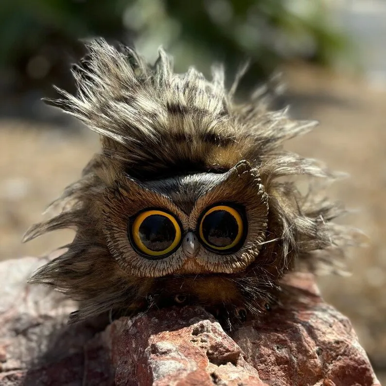 🦉Handmade-Baby Owl chick Doll🦉
