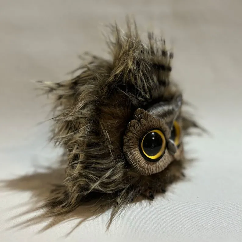 🦉Handmade-Baby Owl chick Doll🦉