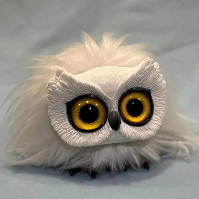 🦉Handmade-Baby Owl chick Doll🦉