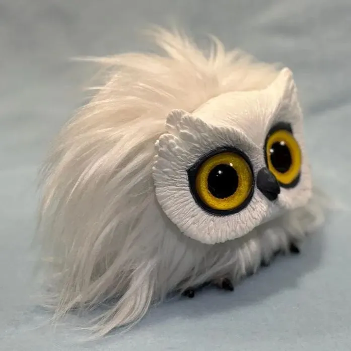 🦉Handmade-Baby Owl chick Doll🦉