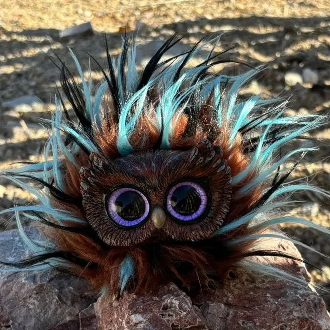 🦉Handmade-Baby Owl chick Doll🦉