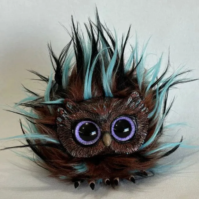 🦉Handmade-Baby Owl chick Doll🦉