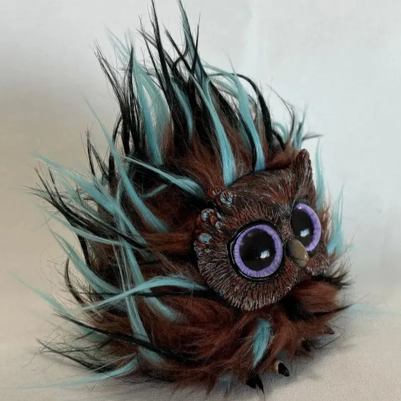 🦉Handmade-Baby Owl chick Doll🦉