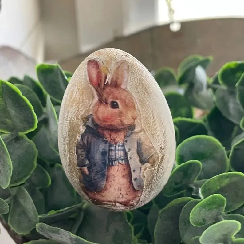 🔥Hot Sale 50%🔥🐰🥚Vintage Rabbit Easter Eggs