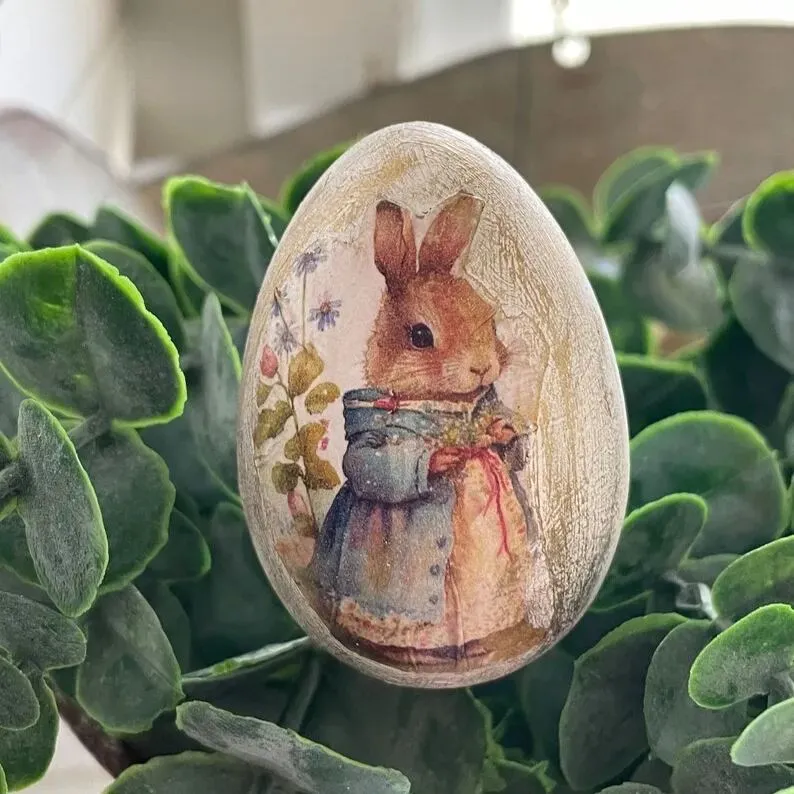 🔥Hot Sale 50%🔥🐰🥚Vintage Rabbit Easter Eggs
