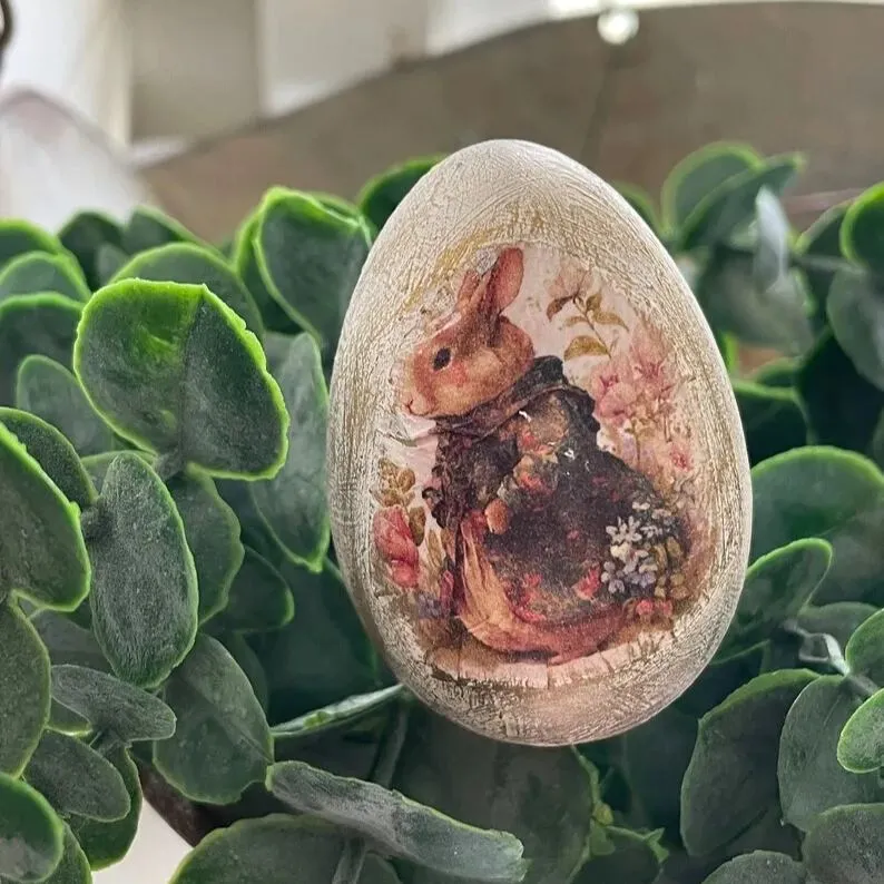 🔥Hot Sale 50%🔥🐰🥚Vintage Rabbit Easter Eggs