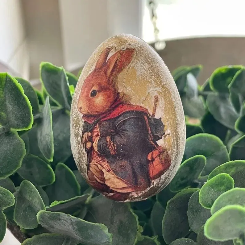 🔥Spring Sale🔥🐰🥚Vintage Rabbit Easter Eggs