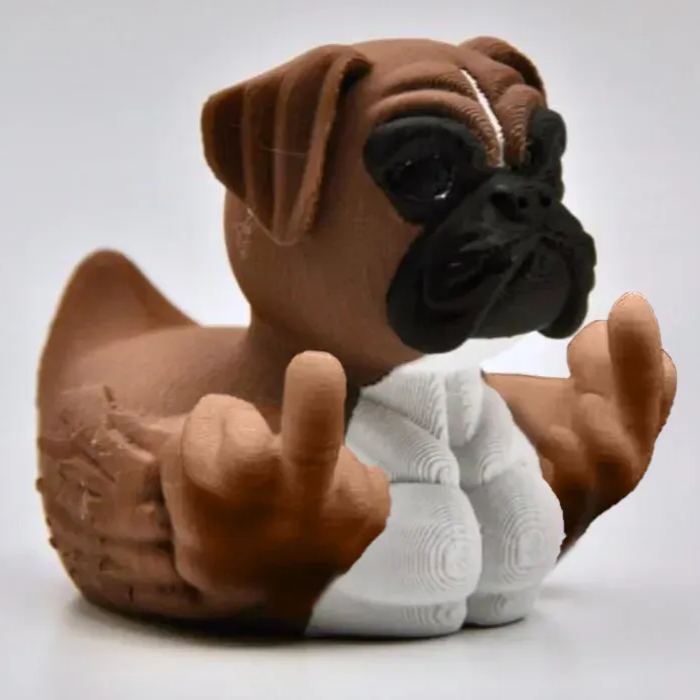 🤣Middle Finger Boxer Duck