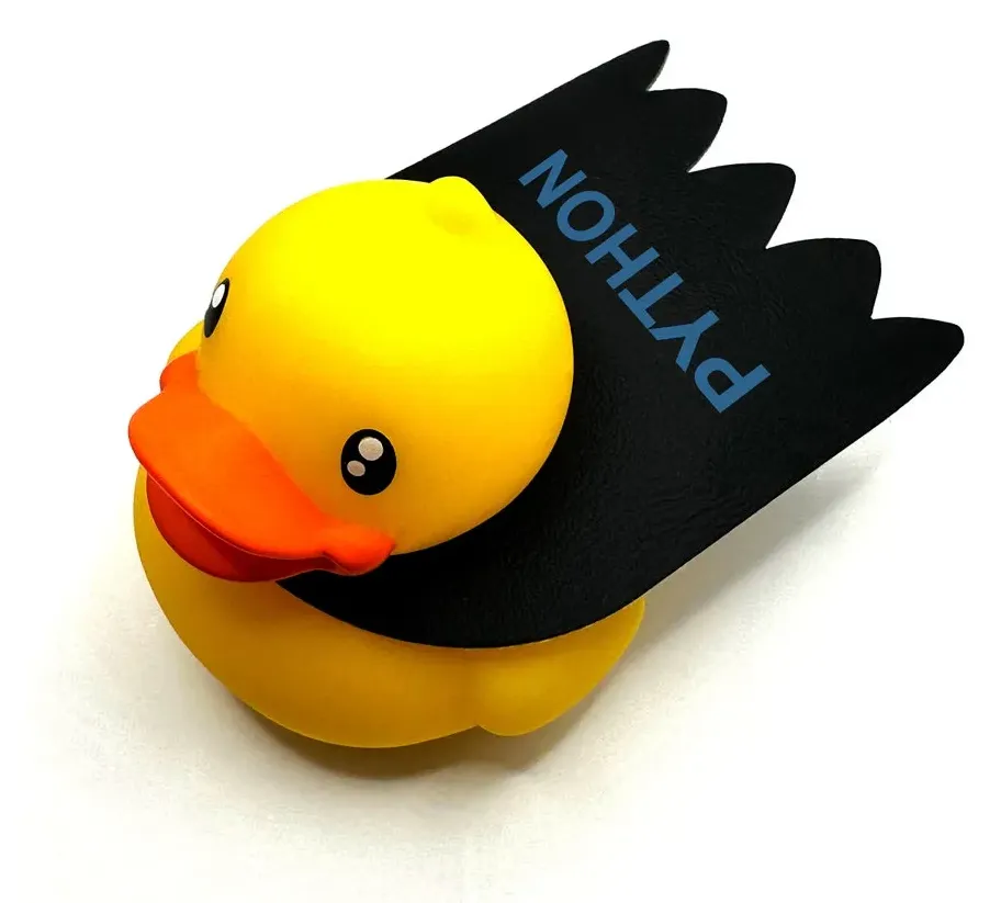 PYTHON Debugging Duck Programmers Gift Tech Gift Developers Gift Rubber Duck image 1