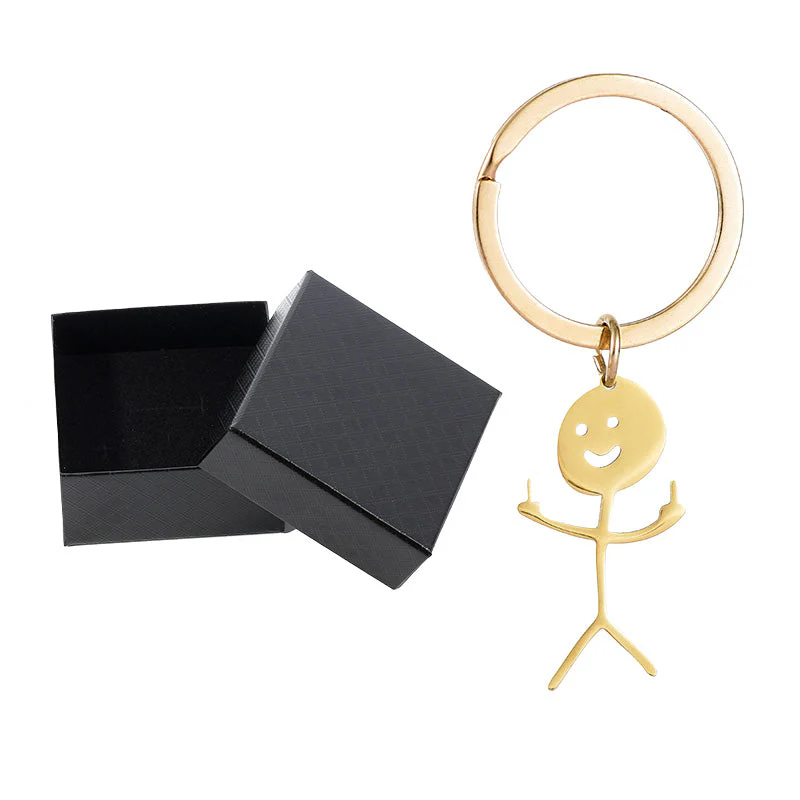 🤣Funny Hand Gesture Keychain