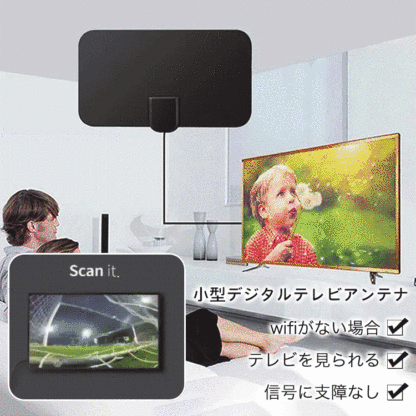 高性能HD室内テレビアンテナ