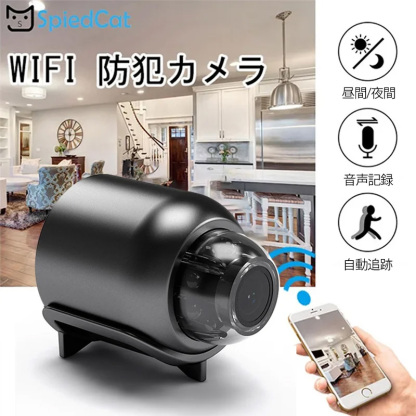 遠隔監视機能付きスマート監視カメラ