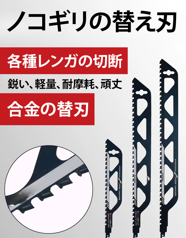溶接用合金製のこぎり刃
