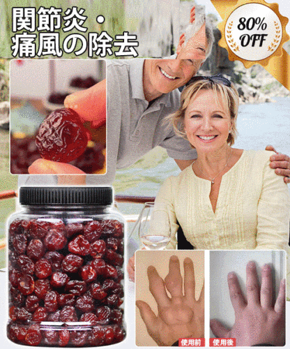 [関節炎・痛風の除去] 高品質ドライチェリー