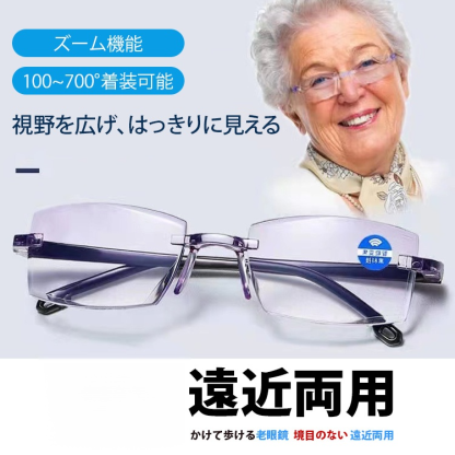 スマートブラックテクノロジー放射線防護ズーム老眼鏡