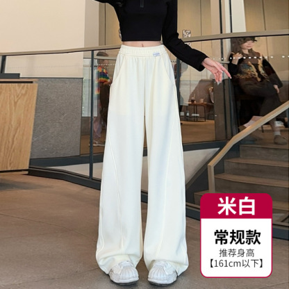 【5キロ痩せて見える】スリム効果ワイドパンツレディース