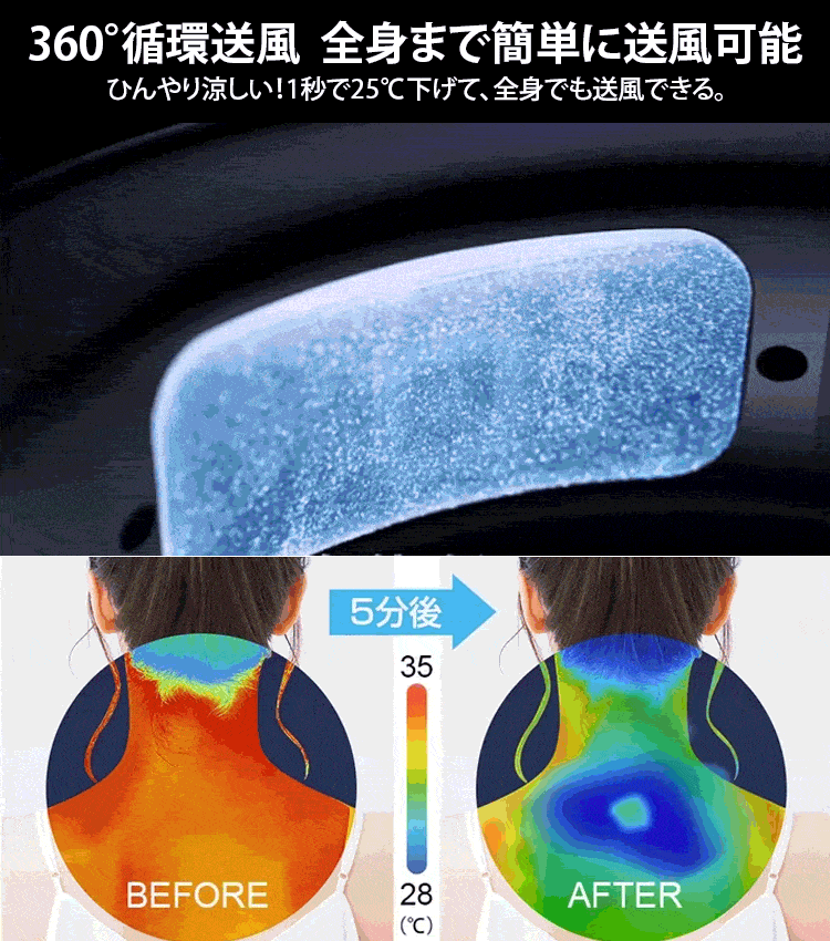 JS-首掛け冷却扇風機
