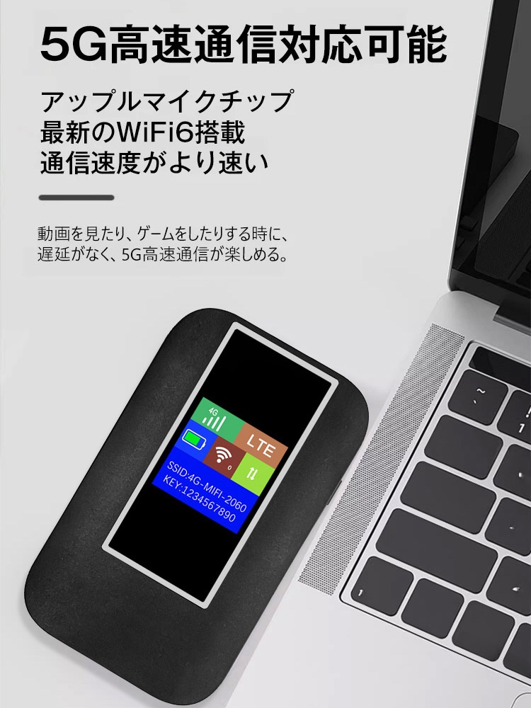 4G通信モバイルWIFIルーター