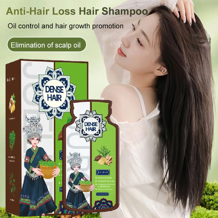 Hot Sale Ginger Plant Extract Anti-Hair Loss Hair Shampoo