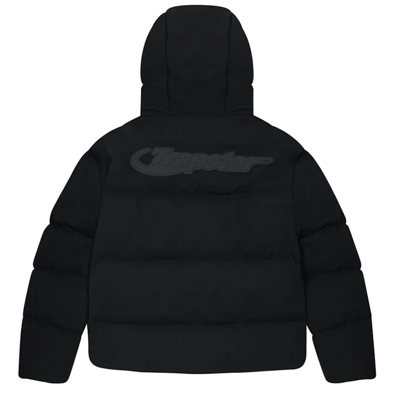 TRAPSTAR HYPERDRIVE TECHNICAL PUFFER - TOTAL BLACK